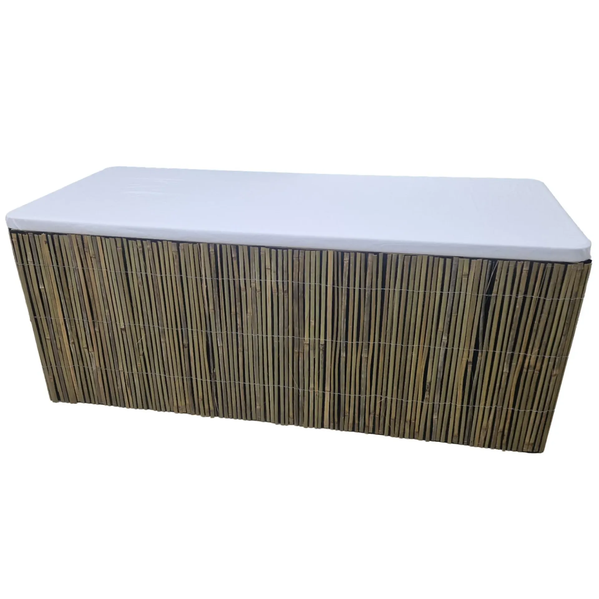 Habillage buffet - canisse de bambou (pour table 183x76)