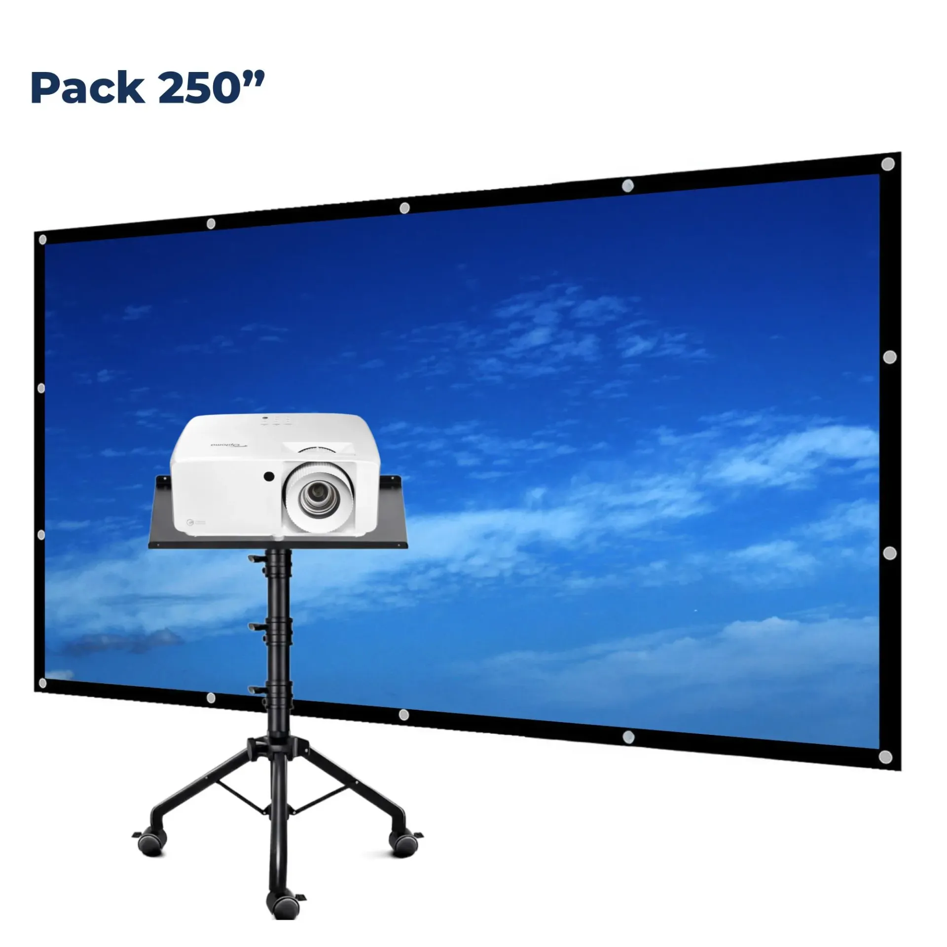 Pack videoprojection 250"