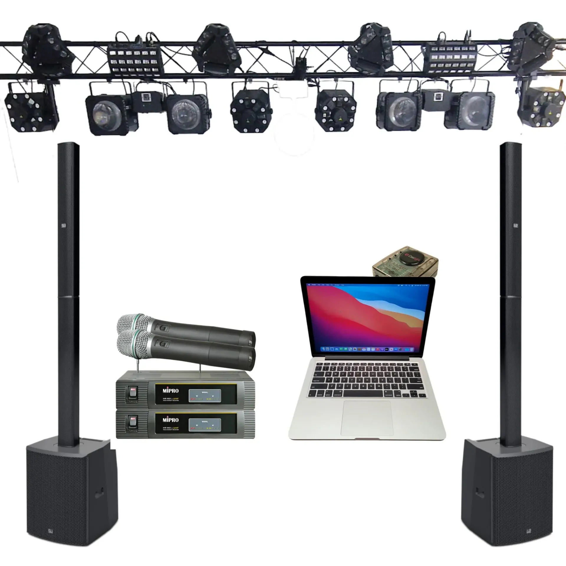 Pack DJ 2 - Lumières+Son Complet (Maui) (4m)