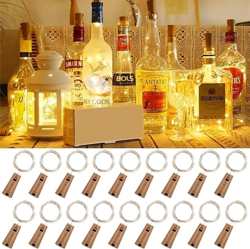 Guirlandes LED Bouchons Bouteilles